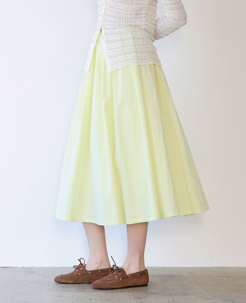 ウェザークロス/ストライプギャザースカート（セットアップ可） 詳細画像 イエロー 3