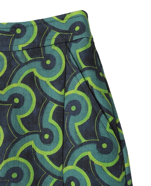 【l’heritage martinique/レリタージュ マルティニーク】マヨルカバニランセミタイトスカート 詳細画像 グリーン 3