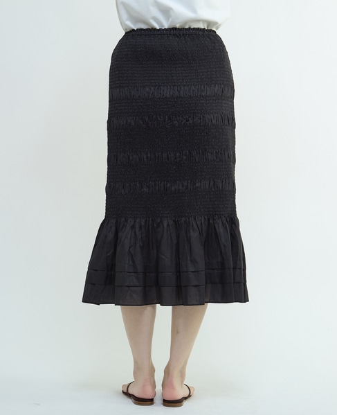 シャーリングスカート 詳細画像 ブラック 3