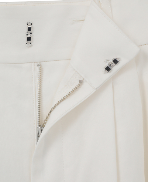 ハイカウントギャバフレアスカート 詳細画像 ホワイト 4