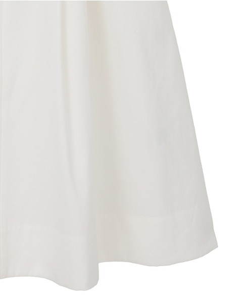 ハイカウントギャバフレアスカート 詳細画像 ホワイト 5