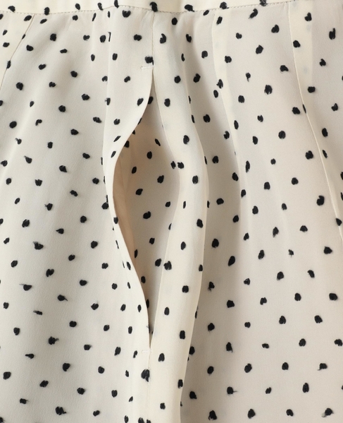 【l’heritage martinique/レリタージュ マルティニーク】ドットカットジャガードペンシルスカート（セットアップ可） 詳細画像 オフ×ブラック 6