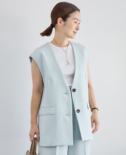 《コラボ》川上さやかさん×martiniqueVネックジレ（セットアップ可）