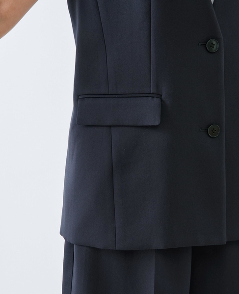 《コラボ》川上さやかさん×martiniqueVネックジレ（セットアップ可） 詳細画像 ネイビー 10