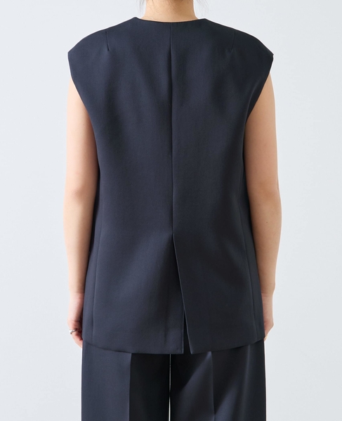 《コラボ》川上さやかさん×martiniqueVネックジレ（セットアップ可） 詳細画像 ネイビー 9