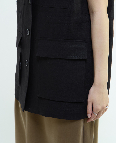 リネンジレ 詳細画像 ブラック 4