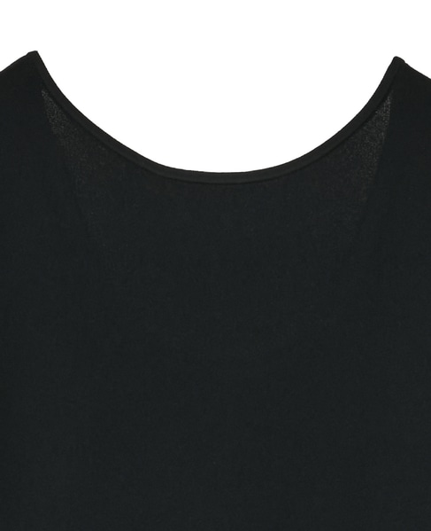 【l’heritage martinique/レリタージュ マルティニーク】アセテートポリミラノフレアワンピース 詳細画像 ブラック 3