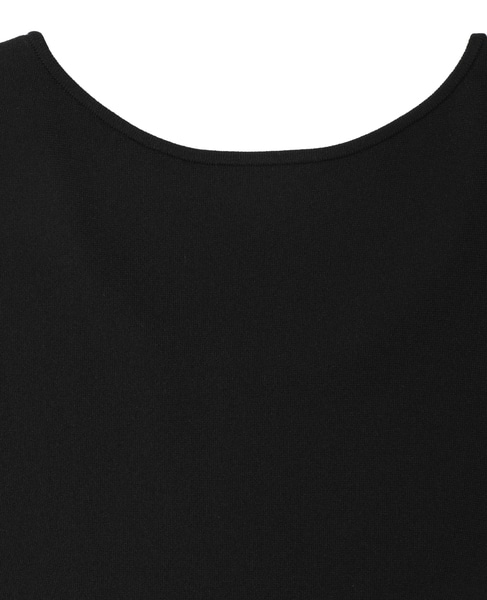 【l’heritage martinique/レリタージュ マルティニーク】アセテートポリミラノフレアワンピース 詳細画像 ブラック 9