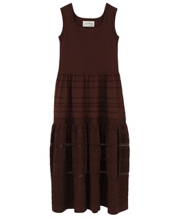 【l’heritage martinique/レリタージュ マルティニーク】ニッティングレースワンピース