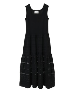 【l’heritage martinique/レリタージュ マルティニーク】ニッティングレースワンピース