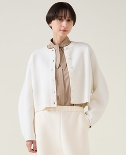 ダブルフェイスニットカーディガン