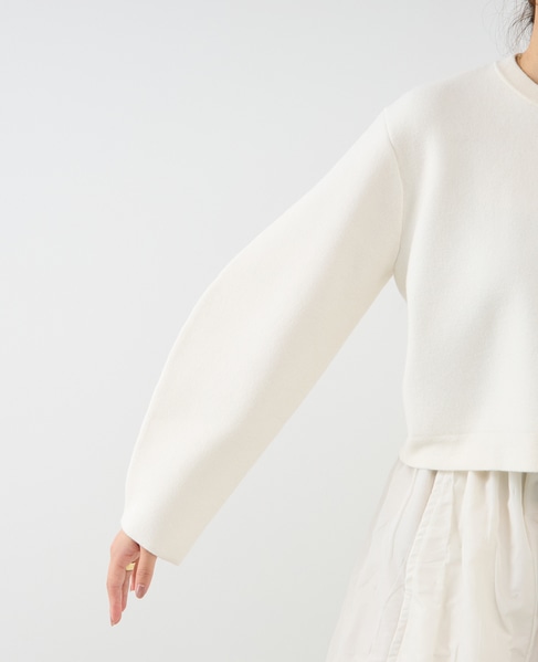 ダブルフェイスニットカーディガン 詳細画像 ホワイト 11
