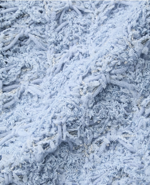 ツィーディーニットカーディガン 詳細画像 サックス 6