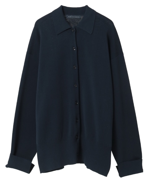 スポンディッシュポロカーディガン 詳細画像 ネイビー 1