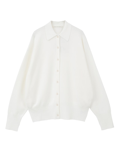 スポンディッシュポロカーディガン 詳細画像 ホワイト 1