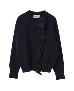 《追加》【l’heritage martinique/レリタージュ マルティニーク】タフタフリルカーディガン