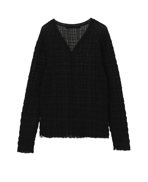 ジャガードカーディガン 詳細画像 ブラック 2