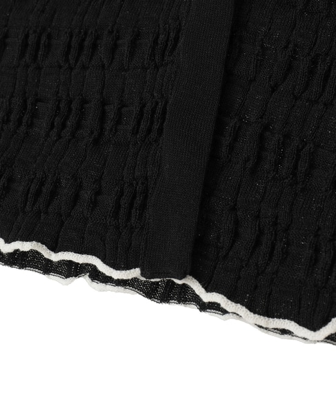 ジャガードカーディガン 詳細画像 ブラック 6