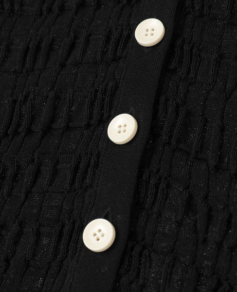ジャガードカーディガン 詳細画像 ブラック 7