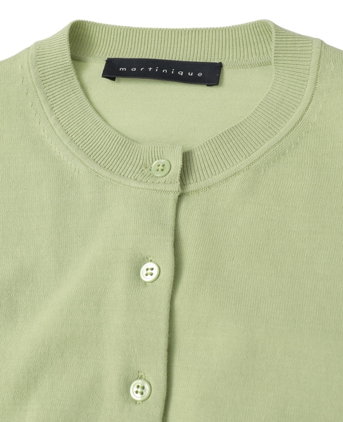 ESSENSIALカーディガン（アンサンブル可） 詳細画像 グリーン 3