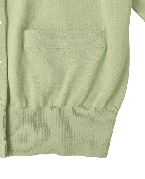 ESSENSIALカーディガン（アンサンブル可） 詳細画像 グリーン 5