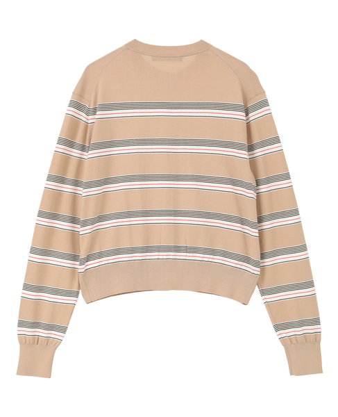 ESSENTIALカーディガン（アンサンブル可） 詳細画像 ボーダー 2