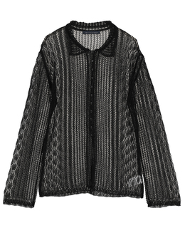 レースニットシャツ