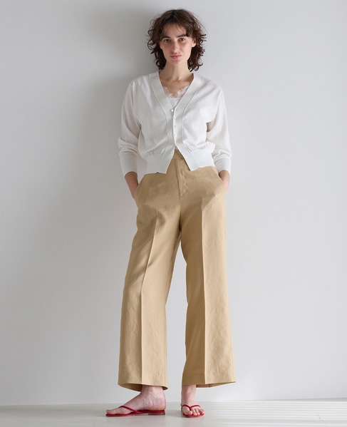 リネンミックス3WAYカーディガン 詳細画像 ホワイト 4