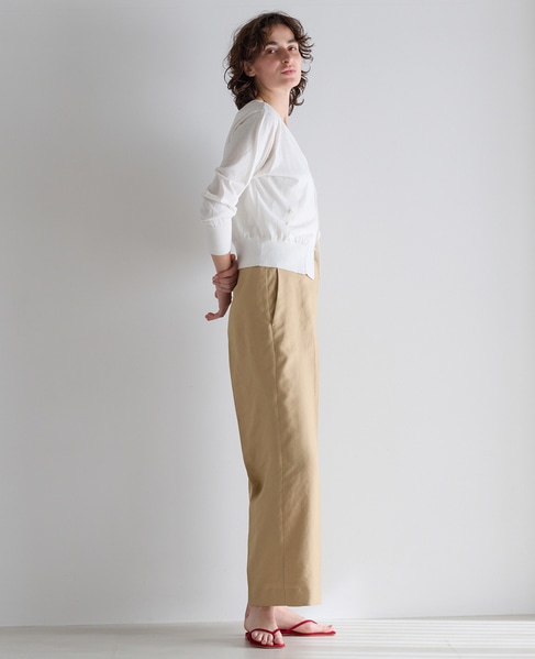 リネンミックス3WAYカーディガン 詳細画像 ホワイト 6