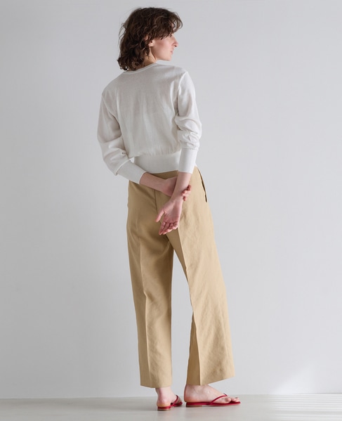 リネンミックス3WAYカーディガン 詳細画像 ホワイト 7