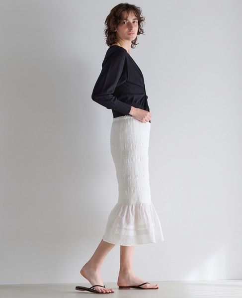 リネンミックス3WAYカーディガン 詳細画像 ブラック 5