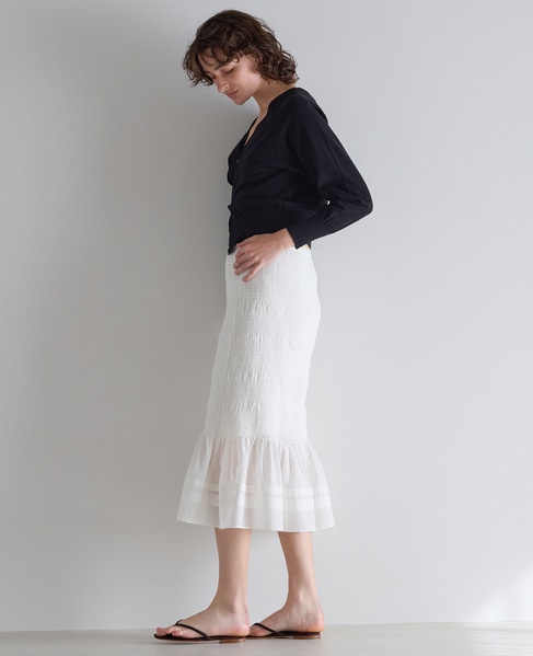 リネンミックス3WAYカーディガン 詳細画像 ブラック 7