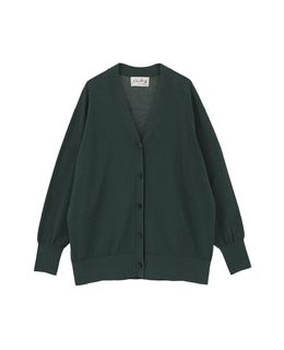 【l’heritage martinique/レリタージュ マルティニーク】シルクコットンVネックカーディガン