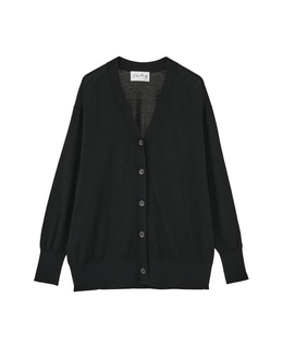 【l’heritage martinique/レリタージュ マルティニーク】シルクコットンVネックカーディガン