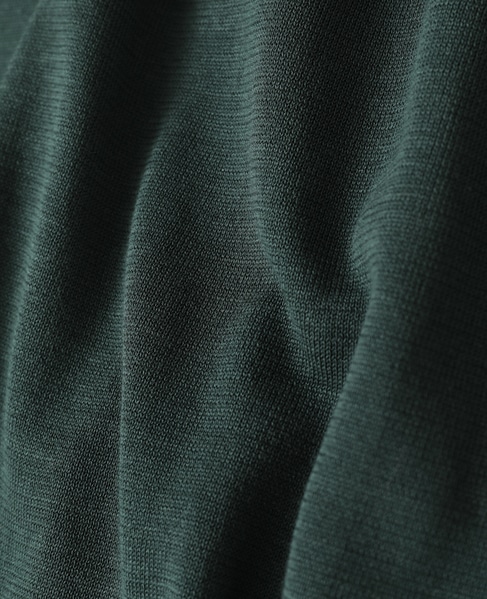 【l’heritage martinique/レリタージュ マルティニーク】シルクコットンVネックカーディガン 詳細画像 グリーン 6