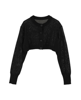 【l’heritage martinique/レリタージュ マルティニーク】シルクコットンショートカーディガン