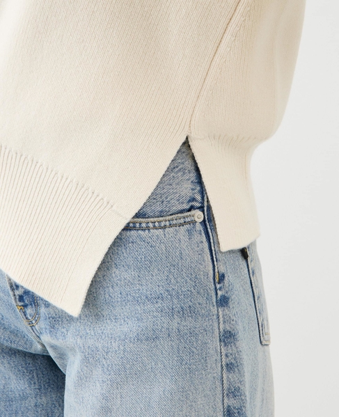 ストレッチウールアシメプルオーバー 詳細画像 オフ 17