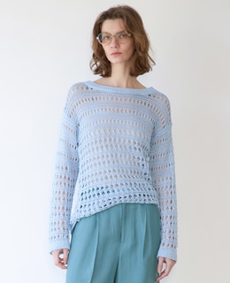 ライトメッシュニット