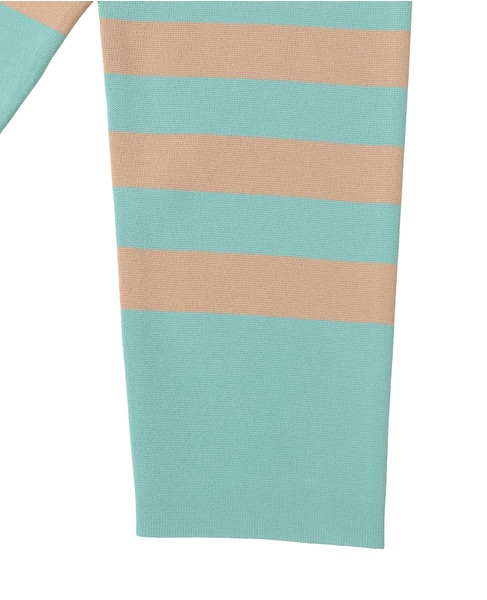 【l’heritage martinique/レリタージュ マルティニーク】ミラノリブボーダープルオーバー 詳細画像 ベージュ 4