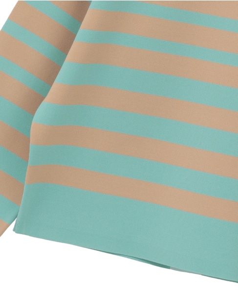 【l’heritage martinique/レリタージュ マルティニーク】ミラノリブボーダープルオーバー 詳細画像 ベージュ 5