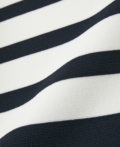 【l’heritage martinique/レリタージュ マルティニーク】ミラノリブボーダープルオーバー 詳細画像 ホワイト 6