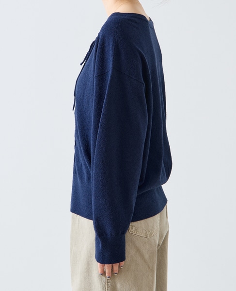 ブークレーレースアッププルオーバー（フロンタブル） 詳細画像 ネイビー 2