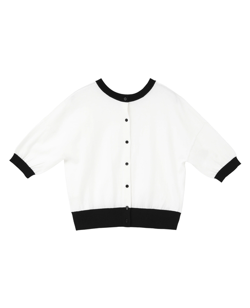 ESSENTIALニットプルオーバー（アンサンブル可） 詳細画像 ホワイト 1