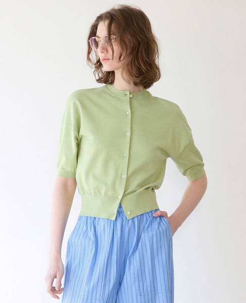 ESSENSIALニットプルオーバー（アンサンブル可） 詳細画像 グリーン 1