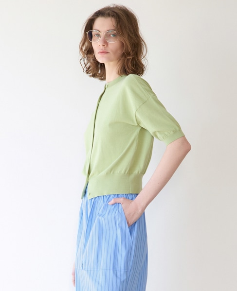 ESSENSIALニットプルオーバー（アンサンブル可） 詳細画像 グリーン 3