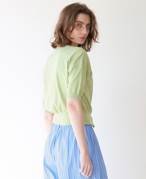 ESSENSIALニットプルオーバー（アンサンブル可） 詳細画像 グリーン 4