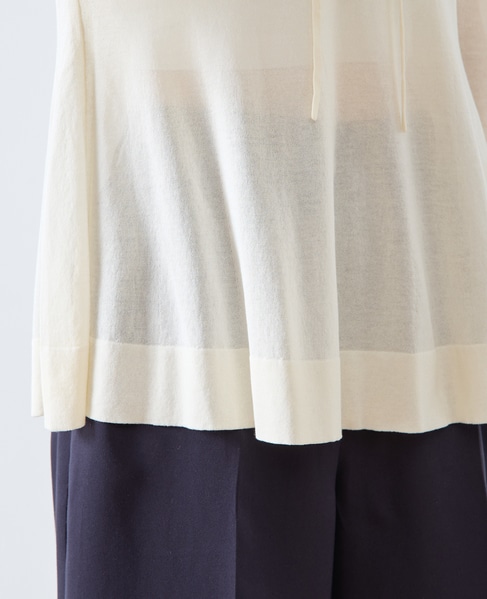 シアーペプラムプルオーバー 詳細画像 ホワイト 11