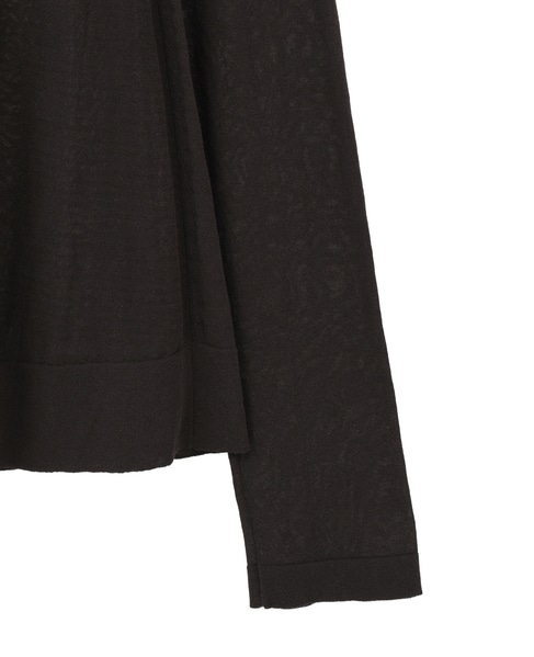 シアーペプラムプルオーバー 詳細画像 ブラウン 5