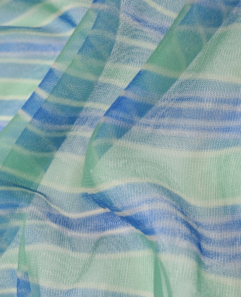 【l’heritage martinique/レリタージュ マルティニーク】シアーボーダープルオーバー 詳細画像 グリーン 6