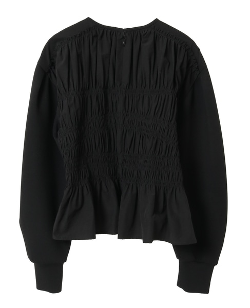 シャーリングコンビプルオーバー 詳細画像 ブラック 2